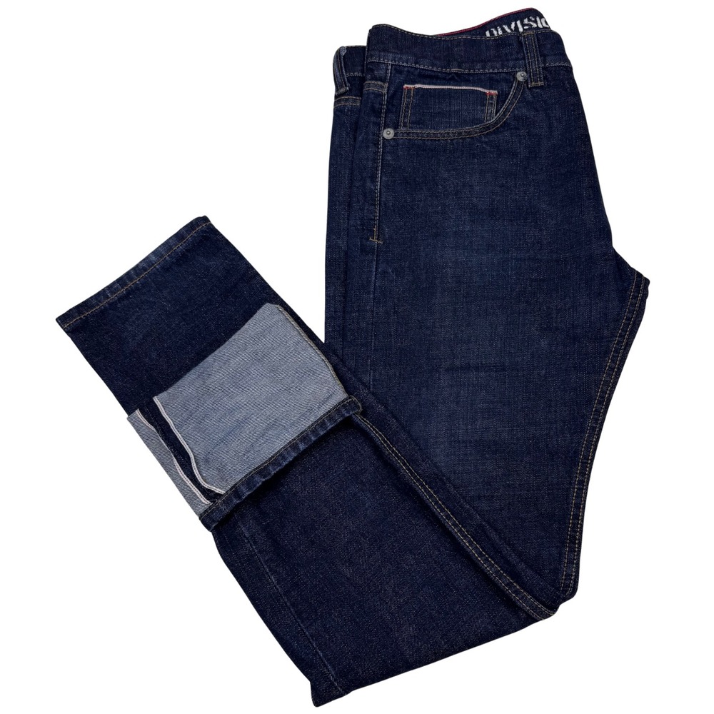 Selvedge Division 7 by RSQ Jeans Men's Size 33x32* Blue Denim Classic Retro Y2K